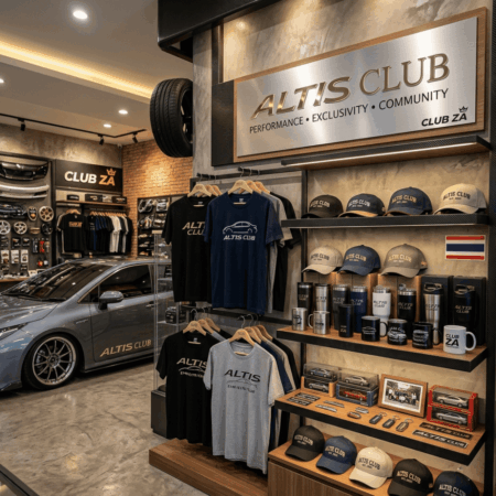 เสื้อ หมวก ALTIS CLUB COLLECTION