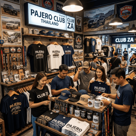 เสื้อ หมวก PAJERO CLUB COLLECTION