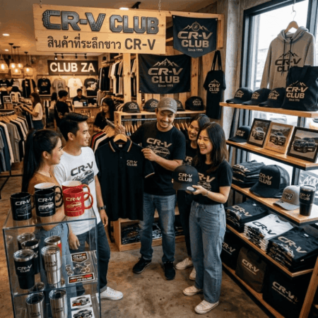 เสื้อ หมวก CR-V CLUB COLLECTION